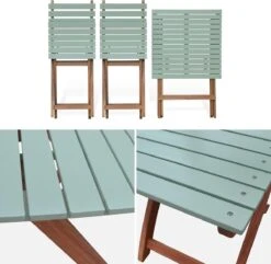 Alice's Garden Bistroset Barcelona - 2 Zitplaatsen - Acacia - Groengrijs 8 Alice's Garden Bistroset Barcelona - 2 Zitplaatsen - Acacia - Groengrijs -Fijne Tuinmeubelwinkel 1200x1172 2