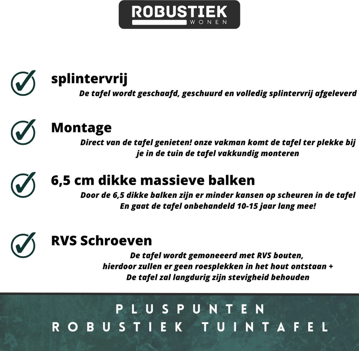 Douglas Tuinset - Tuintafel 220 X 90 + Tuinbankje - Stalen X Poten + Tijdelijk Gratis Onderhoudspakket - Inclusief Montage 2 Douglas Tuinset - Tuintafel 220 X 90 + Tuinbankje - Stalen X Poten + Tijdelijk Gratis Onderhoudspakket - Inclusief Montage - Afbeelding 2