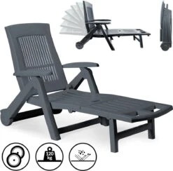 Casaria Ligstoel Zircone – Verstelbaar/Wielen Tot 120 Kg – Antraciet 13 Casaria Ligstoel Zircone – Verstelbaar/Wielen Tot 120 Kg – Antraciet -Fijne Tuinmeubelwinkel 1200x1184