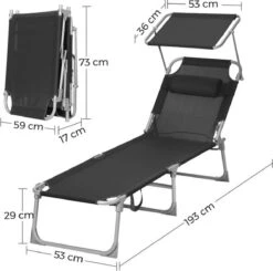 Ligstoel Met Hoofdsteun En Zon Bescherming Verstelbare Rugleuning Inklapbaar Donker Grijs Ligbed Tuin 18 Ligstoel Met Hoofdsteun En Zon Bescherming Verstelbare Rugleuning Inklapbaar Donker Grijs Ligbed Tuin -Fijne Tuinmeubelwinkel 1200x1189 3