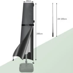 Kingsleeve Parasolhoes Tot Ø 330cm - Weerbestendig Robuust - Grijs 16 Kingsleeve Parasolhoes Tot Ø 330cm - Weerbestendig Robuust - Grijs -Fijne Tuinmeubelwinkel 1200x1191 2