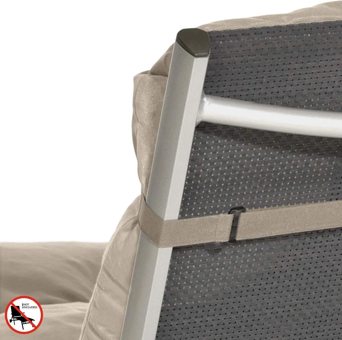 Beautissu Flair RL – Ligbedkussen Tuinkussen Ligstoel – Zonnebed Kussen Voor Tuin Meubelen 190x60x8 Cm Natuur 6 Beautissu Flair RL – Ligbedkussen Tuinkussen Ligstoel – Zonnebed Kussen Voor Tuin Meubelen 190x60x8 Cm Natuur - Afbeelding 6