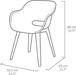 Allibert Akola Tuinstoelen - 2 Stuks -56,5x55x80cm - Donkergrijs 37 Allibert Akola Tuinstoelen - 2 Stuks -56,5x55x80cm - Donkergrijs -Fijne Tuinmeubelwinkel 1200x1196 1
