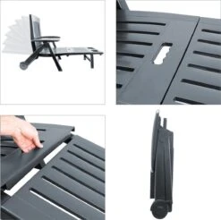 Casaria Ligstoel Zircone – Verstelbaar/Wielen Tot 120 Kg – Antraciet 9 Casaria Ligstoel Zircone – Verstelbaar/Wielen Tot 120 Kg – Antraciet -Fijne Tuinmeubelwinkel 1200x1197 6