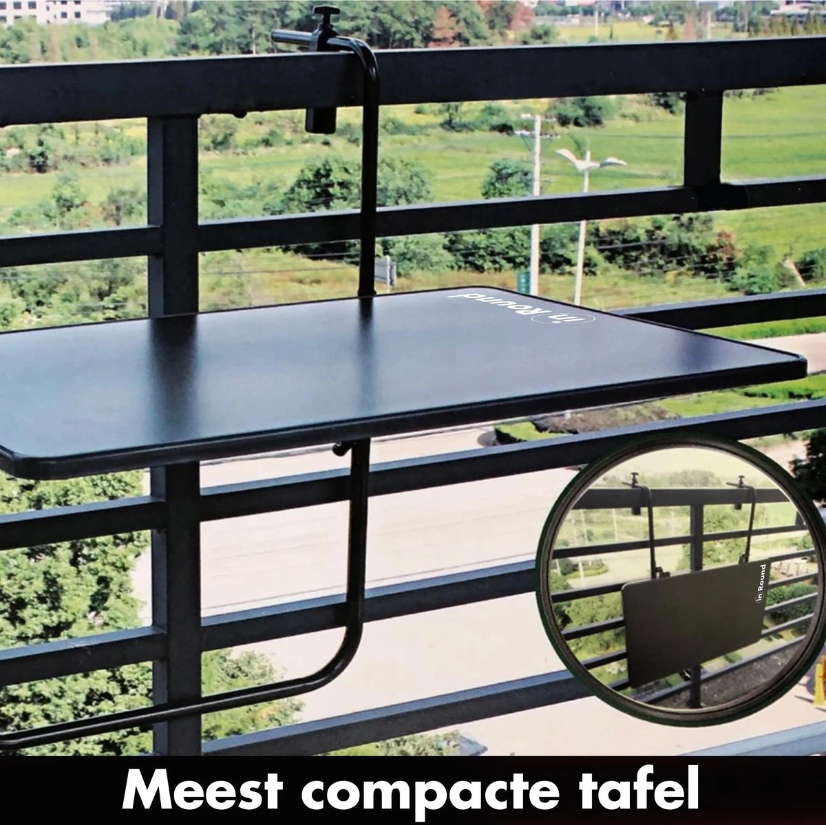 Balkontafel Inklapbaar – Zwart – 60 X 60 X 70 Cm – Hout Balkontafeltje Hangend Balkonbar Balkontafels Opklapbaar Hangtafel Balcony Table – Ophangbaar Voor Aan Het Balkon – Vouwtafel Wandtafel Inklapbare Tafel – Bijzettafel – Buiten Tafeltje Klaptafel 4 Balkontafel Inklapbaar – Zwart – 60 X 60 X 70 Cm – Hout Balkontafeltje Hangend Balkonbar Balkontafels Opklapbaar Hangtafel Balcony Table – Ophangbaar Voor Aan Het Balkon – Vouwtafel Wandtafel Inklapbare Tafel – Bijzettafel – Buiten Tafeltje Klaptafel - Afbeelding 4