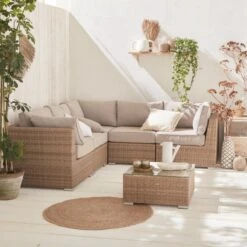 Premium Loungeset - VITTORIA - Rond Wicker– 5 Plaatsen, Naturel/beige 7 Premium Loungeset - VITTORIA - Rond Wicker– 5 Plaatsen, Naturel/beige -Fijne Tuinmeubelwinkel 1200x1200 1006