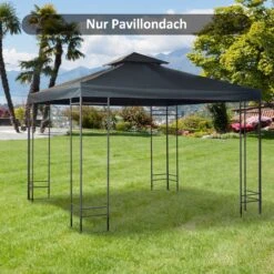 Outsunny Vervangend Dak Voor Metalen Tuinpaviljoen Paviljoen Partytent Tuintent 3x3 84C-041 -Fijne Tuinmeubelwinkel 1200x1200 1047