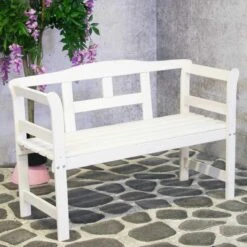 SenS-Line Friesen Tuinbank - Hout - Wit -Fijne Tuinmeubelwinkel 1200x1200 118