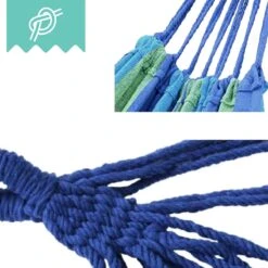 Dubbele Hangmat Blauw - 1 Of 2 Persoons - Lig Oppervlak 190x150cm - Lengte 260cm 11 Dubbele Hangmat Blauw - 1 Of 2 Persoons - Lig Oppervlak 190x150cm - Lengte 260cm -Fijne Tuinmeubelwinkel 1200x1200 1200