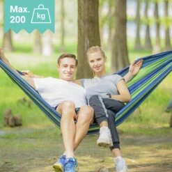 Dubbele Hangmat Blauw - 1 Of 2 Persoons - Lig Oppervlak 190x150cm - Lengte 260cm 12 Dubbele Hangmat Blauw - 1 Of 2 Persoons - Lig Oppervlak 190x150cm - Lengte 260cm -Fijne Tuinmeubelwinkel 1200x1200 1201