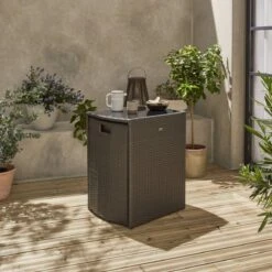 Alice's Garden Balkonset Doppio - 2 Stoelen - Inschuifbaar - Wicker - Grijs -Fijne Tuinmeubelwinkel 1200x1200 1281