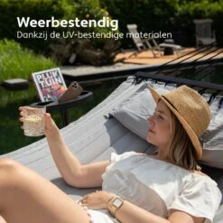 Vita5 Hangmat Met Standaard En Spreidstok – 2 Persoons – Incl. Bekerhouder - Afneembaar Kussen – Uv-bestendig – Lichtgrijs 20 Vita5 Hangmat Met Standaard En Spreidstok – 2 Persoons – Incl. Bekerhouder - Afneembaar Kussen – Uv-bestendig – Lichtgrijs -Fijne Tuinmeubelwinkel 1200x1200 1335
