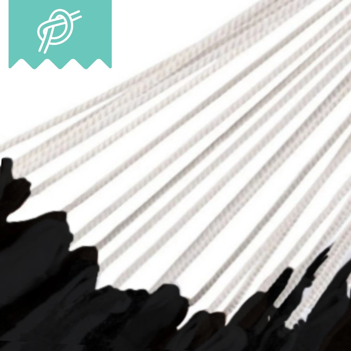 Dubbele Hangmat Zwart Met Spreidstok - 1 Of 2 Persoons - Lig Oppervlak 190x150cm - Lengte 260cm 2 Dubbele Hangmat Zwart Met Spreidstok - 1 Of 2 Persoons - Lig Oppervlak 190x150cm - Lengte 260cm - Afbeelding 2