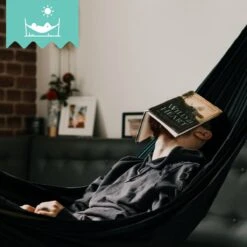 Dubbele Hangmat Zwart Met Spreidstok - 1 Of 2 Persoons - Lig Oppervlak 190x150cm - Lengte 260cm 10 Dubbele Hangmat Zwart Met Spreidstok - 1 Of 2 Persoons - Lig Oppervlak 190x150cm - Lengte 260cm -Fijne Tuinmeubelwinkel 1200x1200 1342