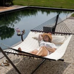 Vita5 Hangmat Met Standaard En Spreidstok – 2 Persoons – Incl. Bekerhouder - Afneembaar Kussen – Uv-bestendig – Beige 23 Vita5 Hangmat Met Standaard En Spreidstok – 2 Persoons – Incl. Bekerhouder - Afneembaar Kussen – Uv-bestendig – Beige -Fijne Tuinmeubelwinkel 1200x1200 1371