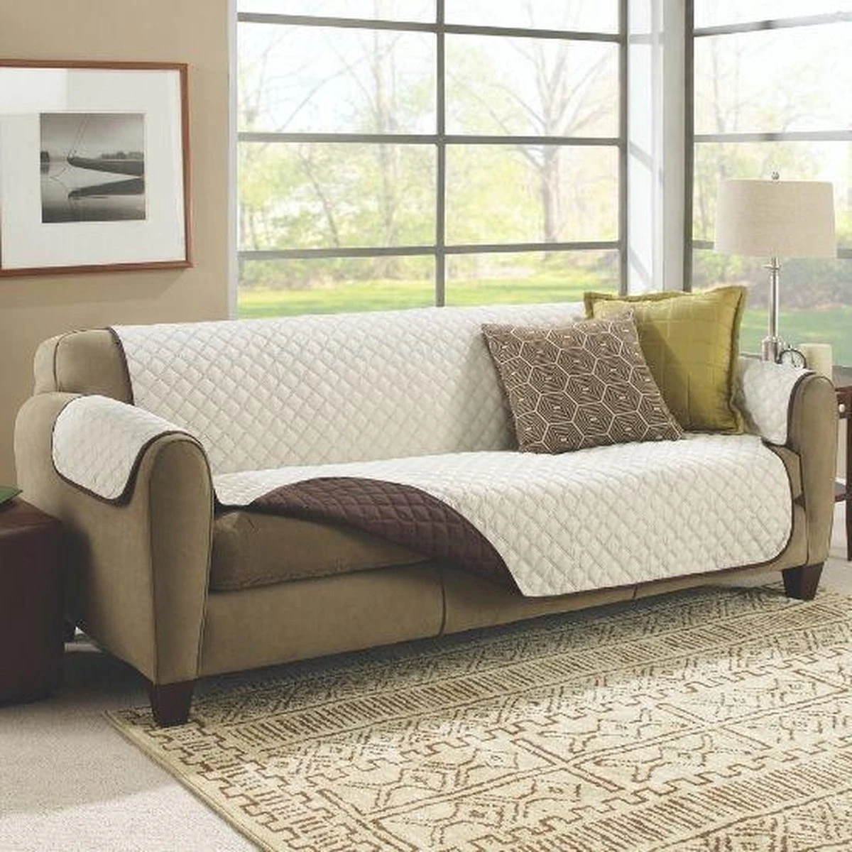 Couch Coat Deken Plaid Grand Foulard - Beschermt De Bank Tegen Honden- En Kattenharen - Dierenkleed 3 Couch Coat Deken Plaid Grand Foulard - Beschermt De Bank Tegen Honden- En Kattenharen - Dierenkleed - Afbeelding 3