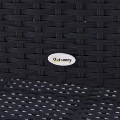 Outsunny Polyrotan Tuinbank 2-zits Parkbank Bank Staal Zwart 867-022 18 Outsunny Polyrotan Tuinbank 2-zits Parkbank Bank Staal Zwart 867-022 -Fijne Tuinmeubelwinkel 1200x1200 205