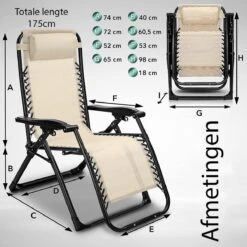 Sens Design Tuinstoel - Ligstoel Tuin - Beige -Fijne Tuinmeubelwinkel 1200x1200 216