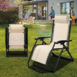 Sens Design Tuinstoel - Ligstoel Tuin - Beige -Fijne Tuinmeubelwinkel 1200x1200 217