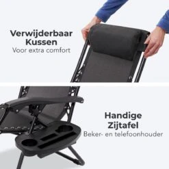 LifeGoods Opvouwbare Tuinstoelen - Verstelbaar Zonnescherm - 2 Stuks - 30°-90° Verstelbaar - Metaal - Zwart 15 LifeGoods Opvouwbare Tuinstoelen - Verstelbaar Zonnescherm - 2 Stuks - 30°-90° Verstelbaar - Metaal - Zwart -Fijne Tuinmeubelwinkel 1200x1200 268