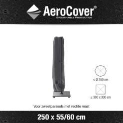 AeroCover Parasolhoes - Zweef Parasols - Grijs - 250x55 Cm (HxB) 26 AeroCover Parasolhoes - Zweef Parasols - Grijs - 250x55 Cm (HxB) -Fijne Tuinmeubelwinkel 1200x1200 28