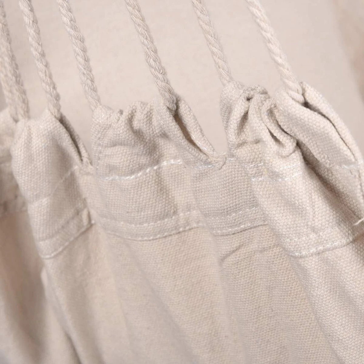 Potenza® Hangstoel – RUIM & COMFORTABEL - Binnen Of Buiten - 130x160 Cm - Belastbaar Tot 150 Kg - Incl. Bevestigingset Buiten – Creme 4 Potenza® Hangstoel – RUIM & COMFORTABEL - Binnen Of Buiten - 130x160 Cm - Belastbaar Tot 150 Kg - Incl. Bevestigingset Buiten – Creme - Afbeelding 4