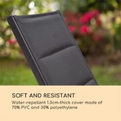 Blumfeldt Renazzo Lounge Ligstoel - Ligbed Voor De Tuin - Aluminium Tuinstoel - 6 Standen - Waterafstotend - Bekleding Van 70 % Pvc En 30 % Polyetheen - Zwart 17 Blumfeldt Renazzo Lounge Ligstoel - Ligbed Voor De Tuin - Aluminium Tuinstoel - 6 Standen - Waterafstotend - Bekleding Van 70 % Pvc En 30 % Polyetheen - Zwart -Fijne Tuinmeubelwinkel 1200x1200 295