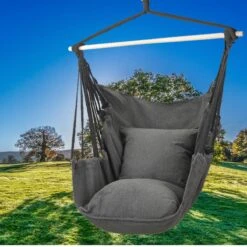 Hangmat Stoel - Hangstoel Voor Binnen Of Buiten - Incl. 2 Kussens - Zwart/Grijs Antraciet 9 Hangmat Stoel - Hangstoel Voor Binnen Of Buiten - Incl. 2 Kussens - Zwart/Grijs Antraciet -Fijne Tuinmeubelwinkel 1200x1200 297
