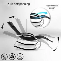 Sens Design Zonnebed - Ligbed - Weerbestendig - Zwart 9 Sens Design Zonnebed - Ligbed - Weerbestendig - Zwart -Fijne Tuinmeubelwinkel 1200x1200 443