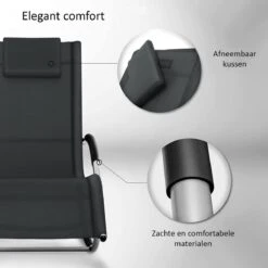 Sens Design Zonnebed - Ligbed - Weerbestendig - Antraciet 10 Sens Design Zonnebed - Ligbed - Weerbestendig - Antraciet -Fijne Tuinmeubelwinkel 1200x1200 466