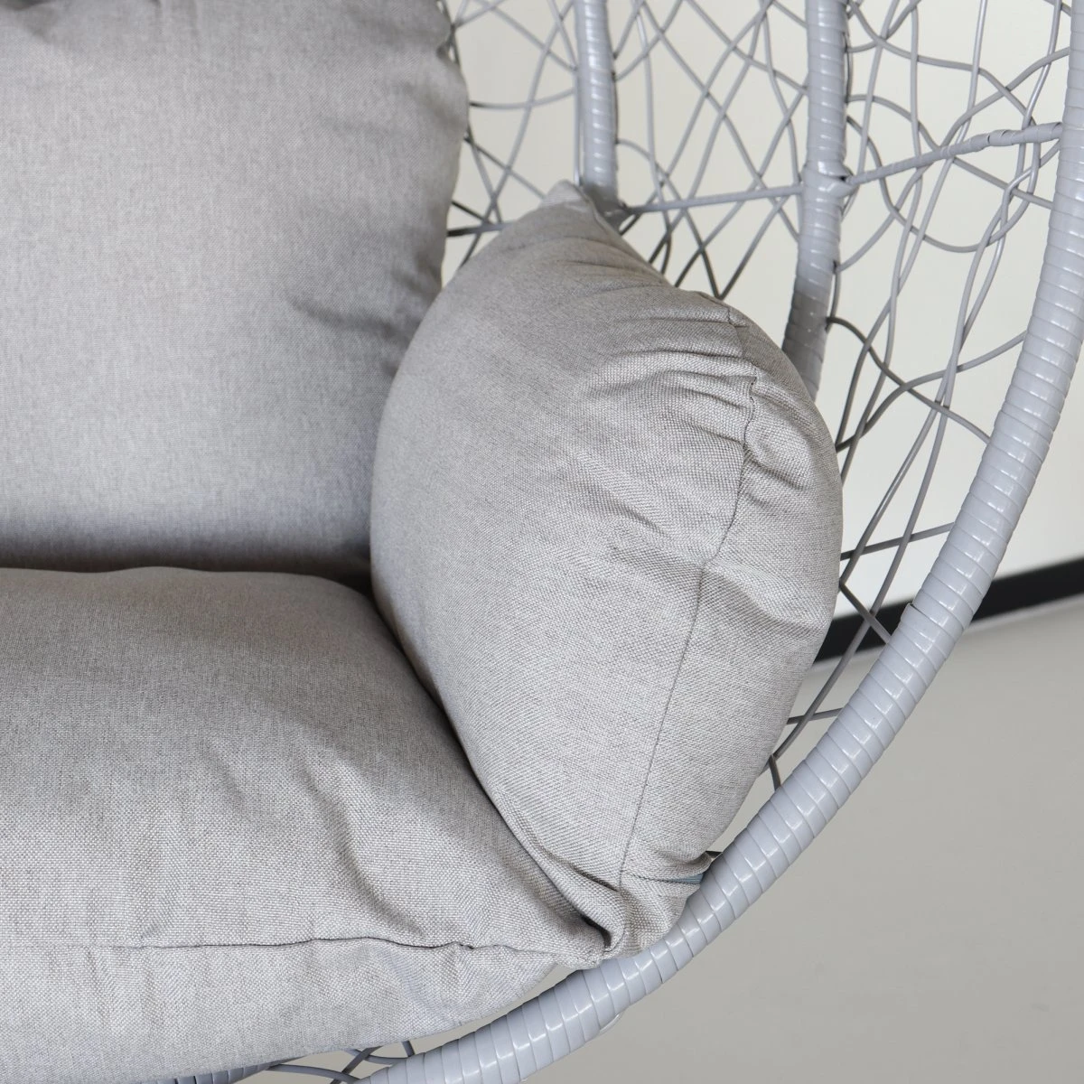 Egg Hangstoel Roundabout Grijs 6 Egg Hangstoel Roundabout Grijs - Afbeelding 6