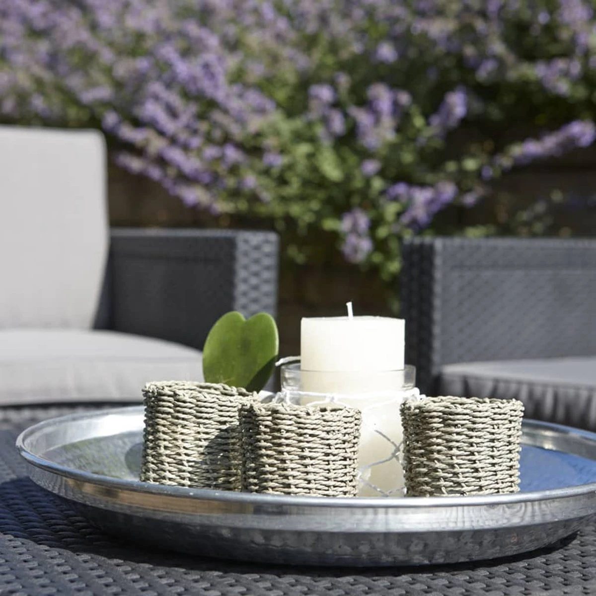 Allibert Arica Tuintafel - 79x59,5x42 Cm - Grafiet 11 Allibert Arica Tuintafel - 79x59,5x42 Cm - Grafiet - Afbeelding 11