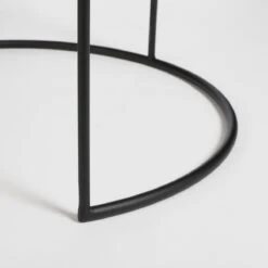 Mica Decorations Leandro Bijzettafel - Set Van 2 - H45 X Ø45 Cm - Zwart -Fijne Tuinmeubelwinkel 1200x1200 519