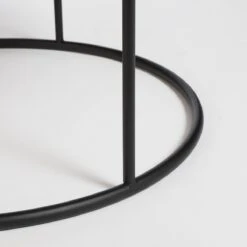 Mica Decorations Leandro Bijzettafel - Set Van 2 - H45 X Ø45 Cm - Zwart -Fijne Tuinmeubelwinkel 1200x1200 520