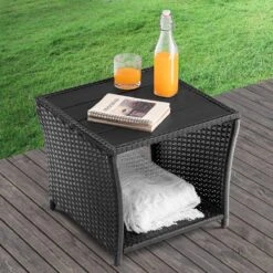 Casaria Polyrattan Bijzettafel - WPC Tafelblad 45x45x40cm – Zwart 17 Casaria Polyrattan Bijzettafel - WPC Tafelblad 45x45x40cm – Zwart -Fijne Tuinmeubelwinkel 1200x1200 541
