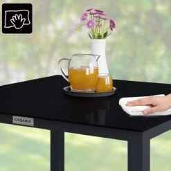 Casaria – Tuintafel – Aluminium – 90x90x75cm –Antraciet 12 Casaria – Tuintafel – Aluminium – 90x90x75cm –Antraciet -Fijne Tuinmeubelwinkel 1200x1200 545