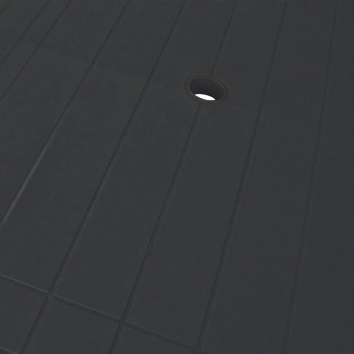 VidaXL Tuintafel 126x76x72 Cm Kunststof Antraciet 7 VidaXL Tuintafel 126x76x72 Cm Kunststof Antraciet - Afbeelding 7