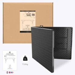 LifeGoods Klaptafel - Inklapbaar - 180 Cm - 6 Tot 8 Personen - Zwart 16 LifeGoods Klaptafel - Inklapbaar - 180 Cm - 6 Tot 8 Personen - Zwart -Fijne Tuinmeubelwinkel 1200x1200 568