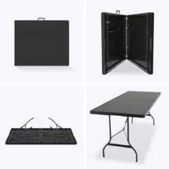 LifeGoods Klaptafel - Inklapbaar - 180 Cm - 6 Tot 8 Personen - Zwart 19 LifeGoods Klaptafel - Inklapbaar - 180 Cm - 6 Tot 8 Personen - Zwart -Fijne Tuinmeubelwinkel 1200x1200 571