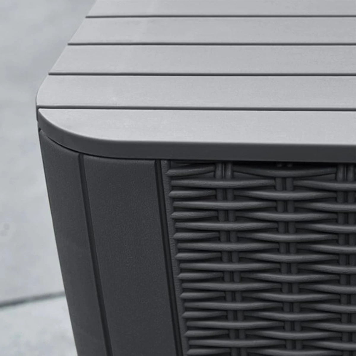 ALLIBERT Keter Luzon Opbergtafel - 39x39x43cm - Donkergrijs 15 ALLIBERT Keter Luzon Opbergtafel - 39x39x43cm - Donkergrijs - Afbeelding 15