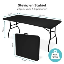 LifeGoods Klaptafel - Inklapbaar - 70x180cm - Verstelbare Vouwtafel - Weerbestendig - Zwart 11 LifeGoods Klaptafel - Inklapbaar - 70x180cm - Verstelbare Vouwtafel - Weerbestendig - Zwart -Fijne Tuinmeubelwinkel 1200x1200 581