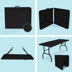 LifeGoods Klaptafel - Inklapbaar - 70x180cm - Verstelbare Vouwtafel - Weerbestendig - Zwart 14 LifeGoods Klaptafel - Inklapbaar - 70x180cm - Verstelbare Vouwtafel - Weerbestendig - Zwart -Fijne Tuinmeubelwinkel 1200x1200 584