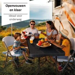 Sens Design Tuintafel Kunststof - Campingtafel Inklapbaar - Rotan-Look 12 Sens Design Tuintafel Kunststof - Campingtafel Inklapbaar - Rotan-Look -Fijne Tuinmeubelwinkel 1200x1200 618
