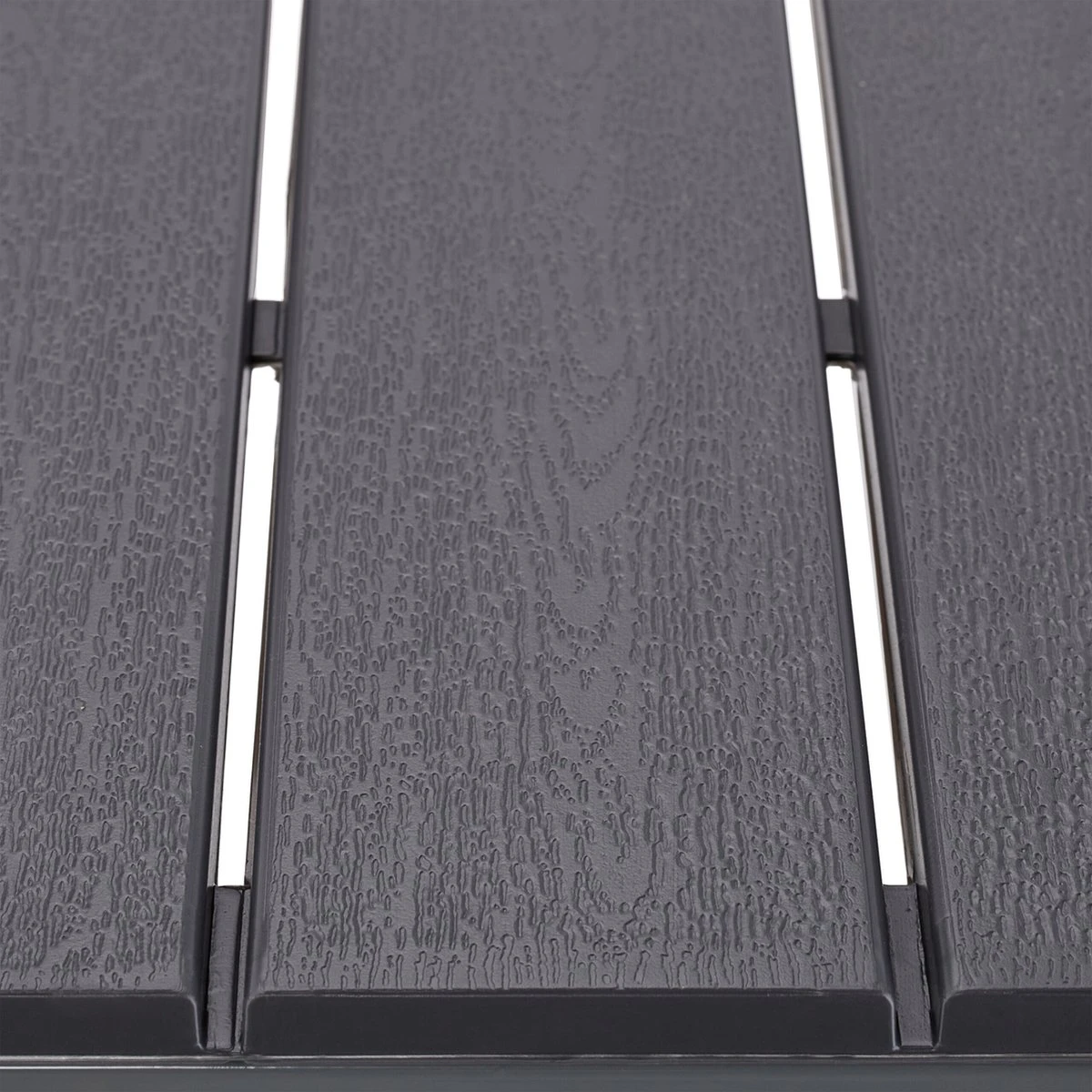 Relaxdays Tuintafel Vierkant - Grijze Buitentafel - Eettafel Tuin - Moderne Balkontafel 5 Relaxdays Tuintafel Vierkant - Grijze Buitentafel - Eettafel Tuin - Moderne Balkontafel - Afbeelding 5