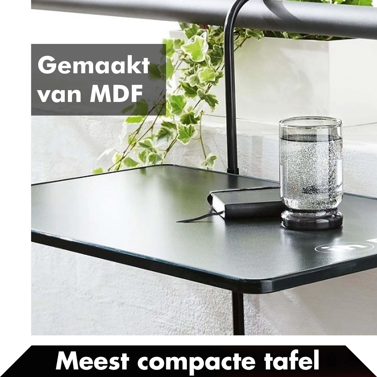 Balkontafel Inklapbaar – Zwart – 60 X 60 X 70 Cm – Hout Balkontafeltje Hangend Balkonbar Balkontafels Opklapbaar Hangtafel Balcony Table – Ophangbaar Voor Aan Het Balkon – Vouwtafel Wandtafel Inklapbare Tafel – Bijzettafel – Buiten Tafeltje Klaptafel 5 Balkontafel Inklapbaar – Zwart – 60 X 60 X 70 Cm – Hout Balkontafeltje Hangend Balkonbar Balkontafels Opklapbaar Hangtafel Balcony Table – Ophangbaar Voor Aan Het Balkon – Vouwtafel Wandtafel Inklapbare Tafel – Bijzettafel – Buiten Tafeltje Klaptafel - Afbeelding 5