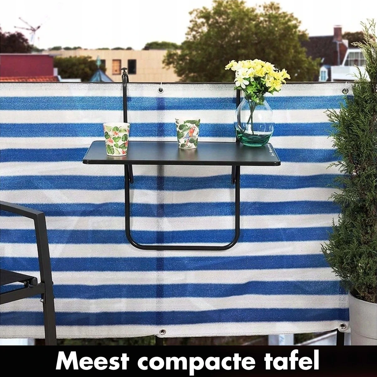 Balkontafel Inklapbaar – Zwart – 60 X 60 X 70 Cm – Hout Balkontafeltje Hangend Balkonbar Balkontafels Opklapbaar Hangtafel Balcony Table – Ophangbaar Voor Aan Het Balkon – Vouwtafel Wandtafel Inklapbare Tafel – Bijzettafel – Buiten Tafeltje Klaptafel 8 Balkontafel Inklapbaar – Zwart – 60 X 60 X 70 Cm – Hout Balkontafeltje Hangend Balkonbar Balkontafels Opklapbaar Hangtafel Balcony Table – Ophangbaar Voor Aan Het Balkon – Vouwtafel Wandtafel Inklapbare Tafel – Bijzettafel – Buiten Tafeltje Klaptafel - Afbeelding 8