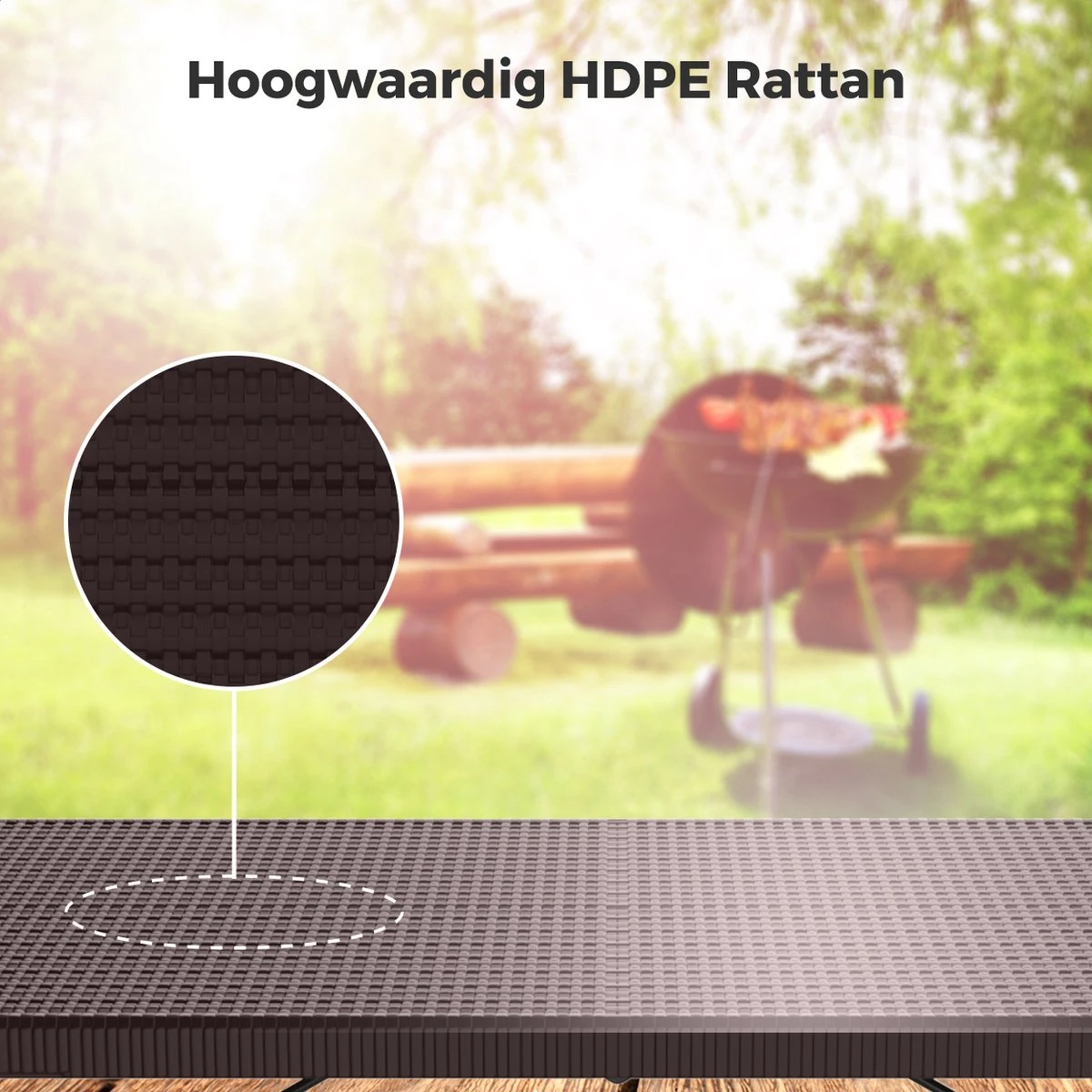 LifeGoods Klaptafel - Inklapbaar - 180 Cm - 6 Tot 8 Personen - Bruin 8 LifeGoods Klaptafel - Inklapbaar - 180 Cm - 6 Tot 8 Personen - Bruin - Afbeelding 8