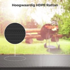 LifeGoods Klaptafel - Inklapbaar - 120 Cm - 4 Personen - Zwart -Fijne Tuinmeubelwinkel 1200x1200 668