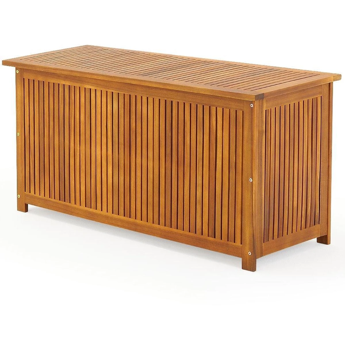 Casaria Opbergbox Acacia Hout – Weerbestendig 115cm - Bruin 1 Casaria Opbergbox Acacia Hout – Weerbestendig 115cm - Bruin