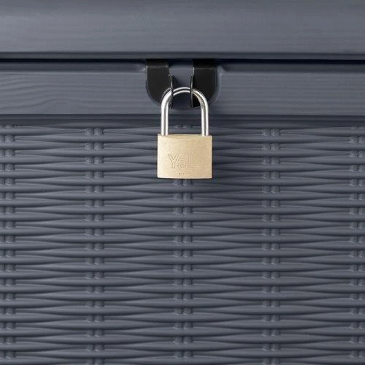 Keter - Borneo Opbergbox - 416 Liter - 129.5 X 62.5 X 70 Cm - Antraciet 12 Keter - Borneo Opbergbox - 416 Liter - 129.5 X 62.5 X 70 Cm - Antraciet - Afbeelding 12